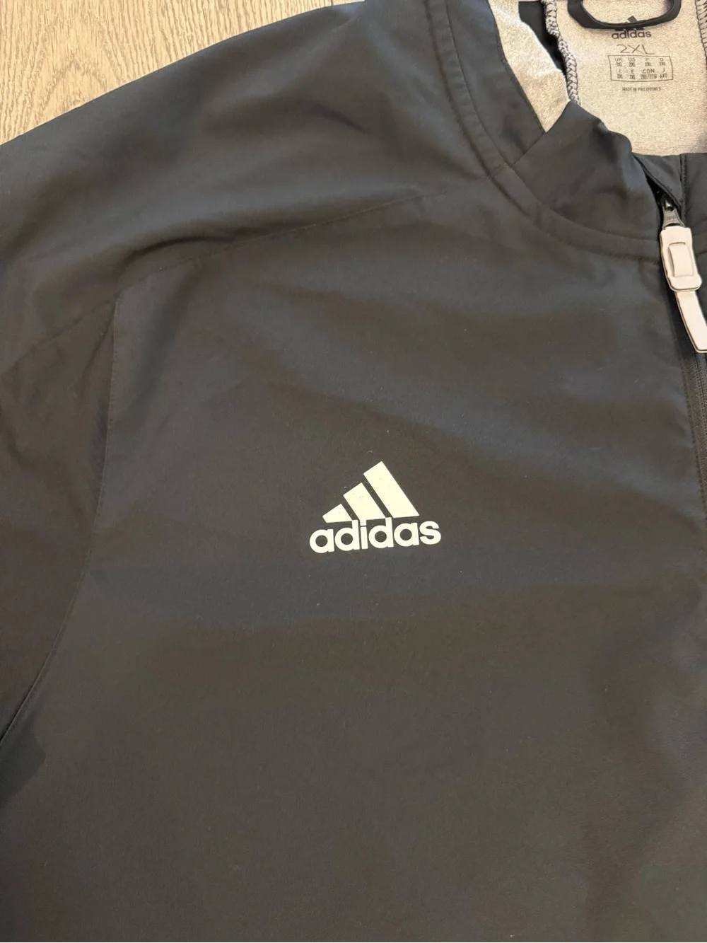 Adidas Baseball Golf Quarter Zip Black Men’s Size: 2XL Short Sleeve Windbreaker